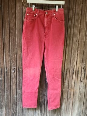 Helmut Lang Ladies Red Denim Jeans